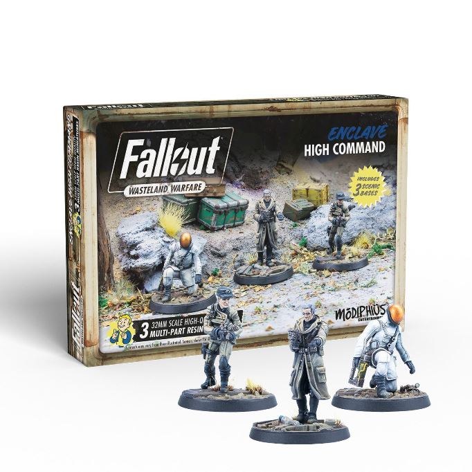 Fallout Wasteland Warfare Enclave High Command Modiphius Enclave Minis
