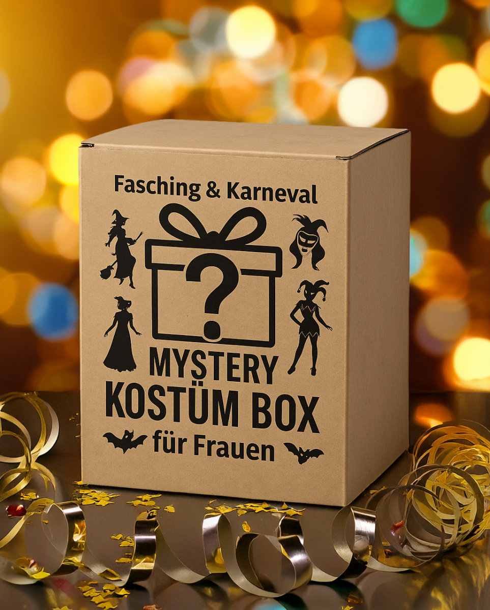Fasching & Karneval Mystery Kostüm Box für Frauen XL-2XL