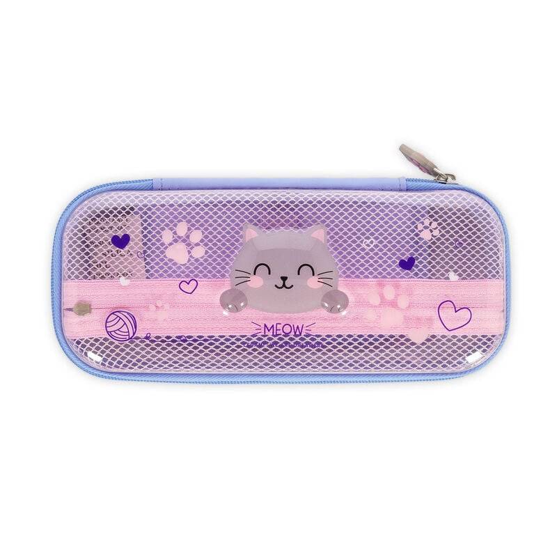 Federmäppchen Wonderwow KITTY 11x23x5cm Aufbewahrung + Mäppchen