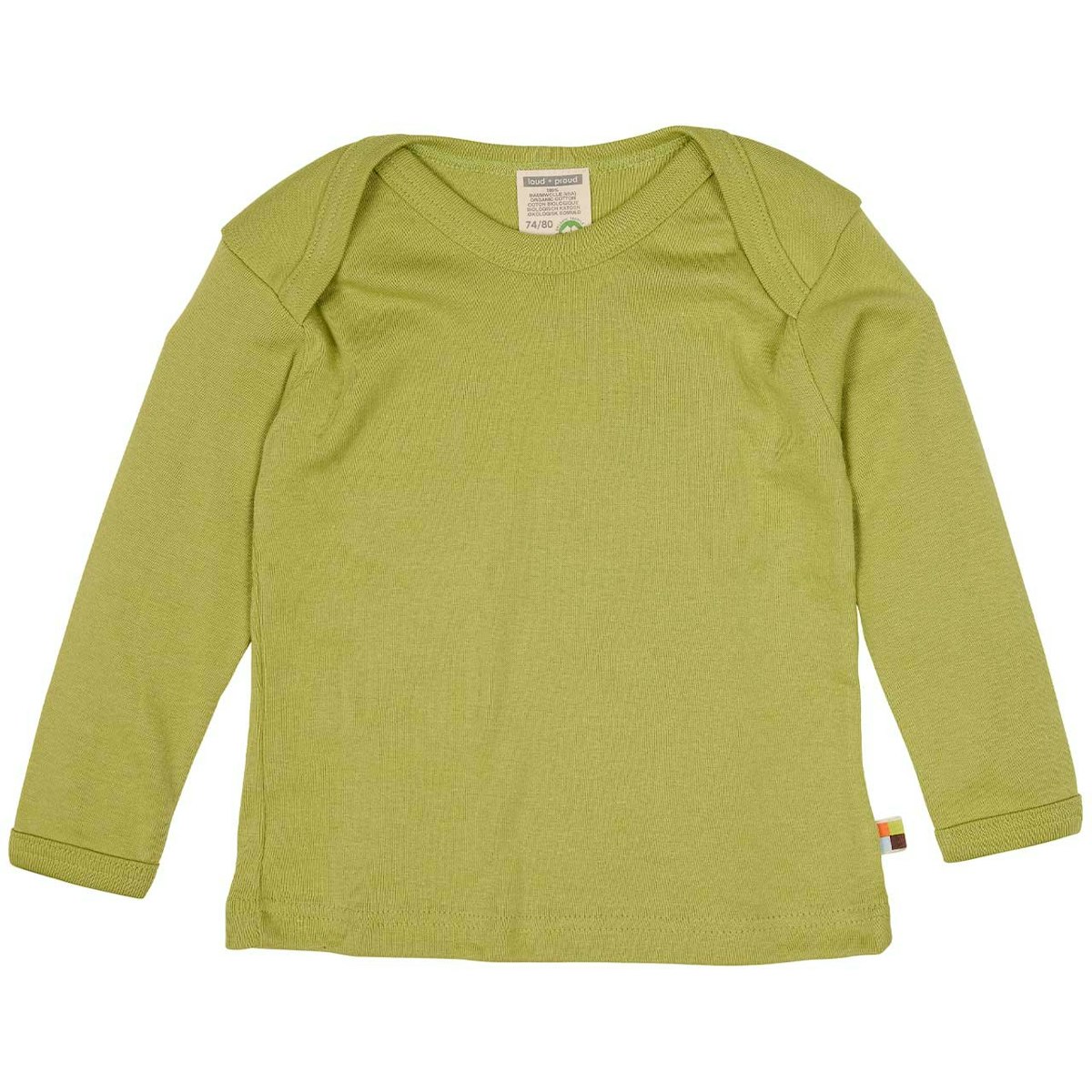 Feinripp Shirt weich und elastisch 100% Baumwolle hellgrün 62/68