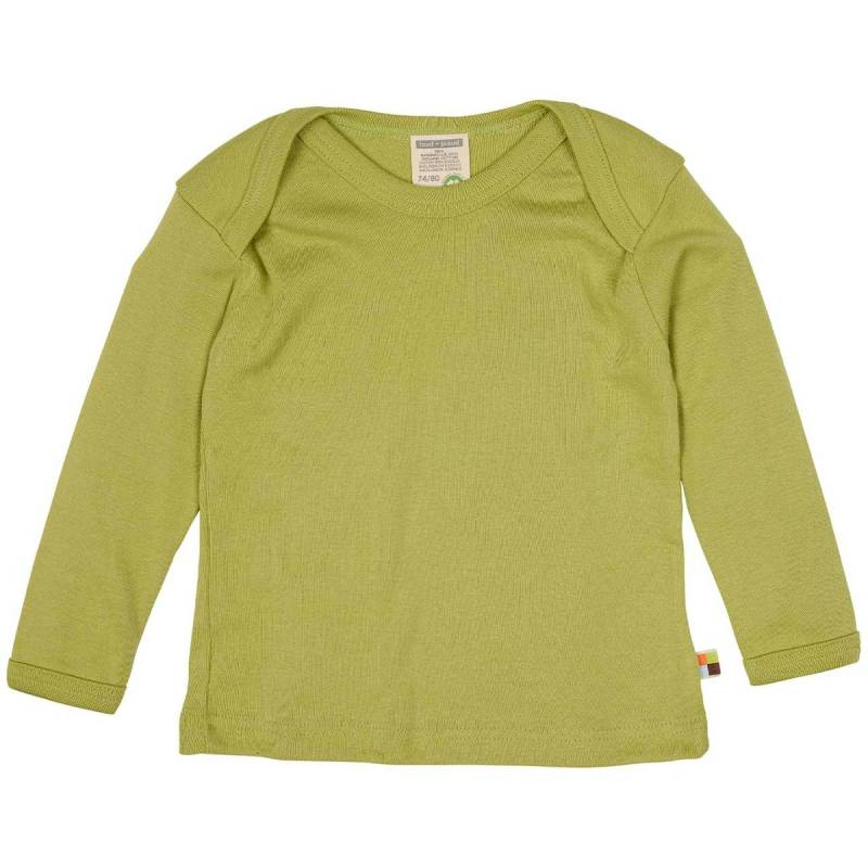 Feinripp Shirt weich und elastisch 100% Baumwolle hellgrün 62/68