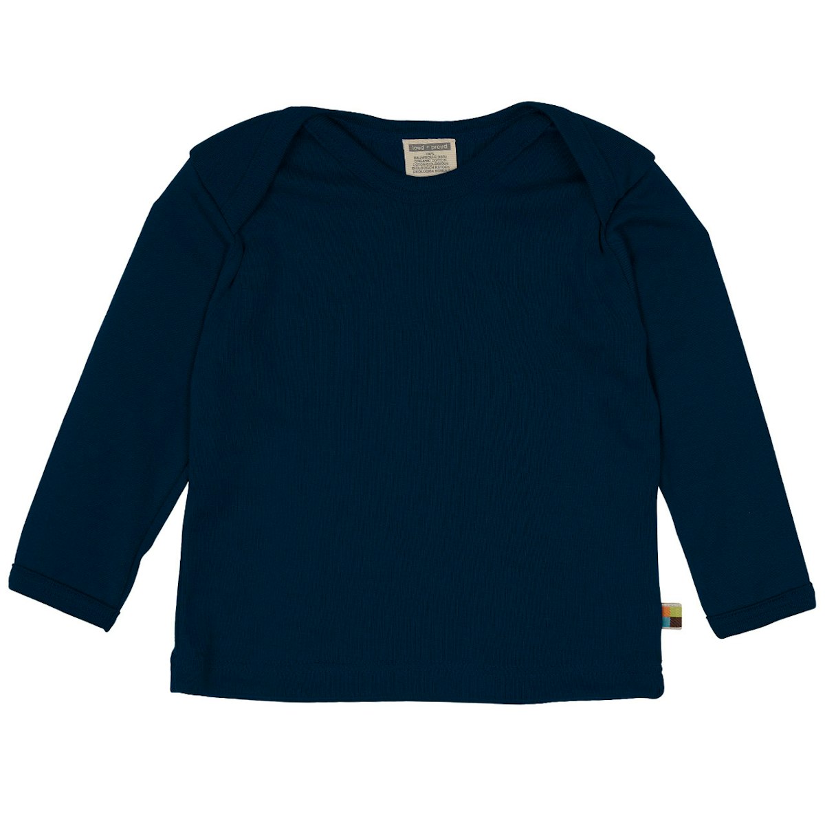Feinripp Shirt weich und elastisch 100% Baumwolle marine 74/80