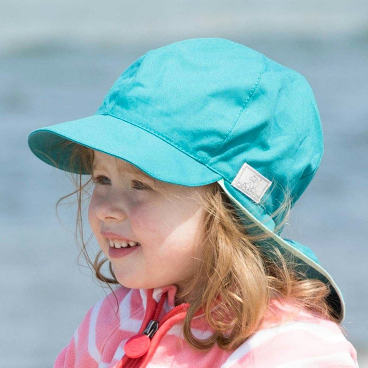 Felix Schirmmütze voluminös verarbeitet UV-80 petrol 50