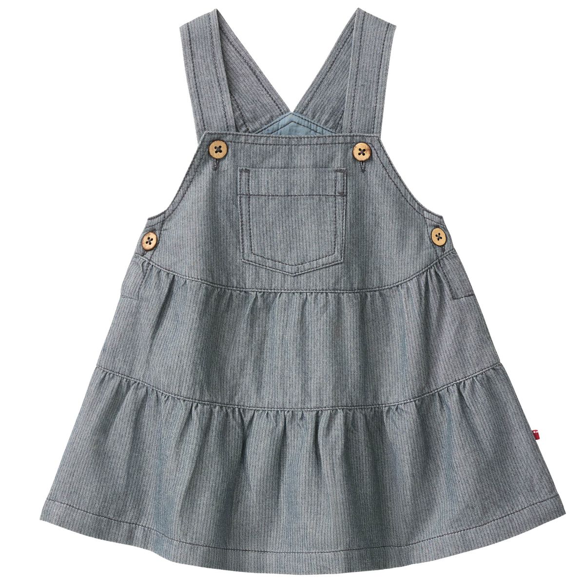 Festes Feincord Latzkleid blau 86/92