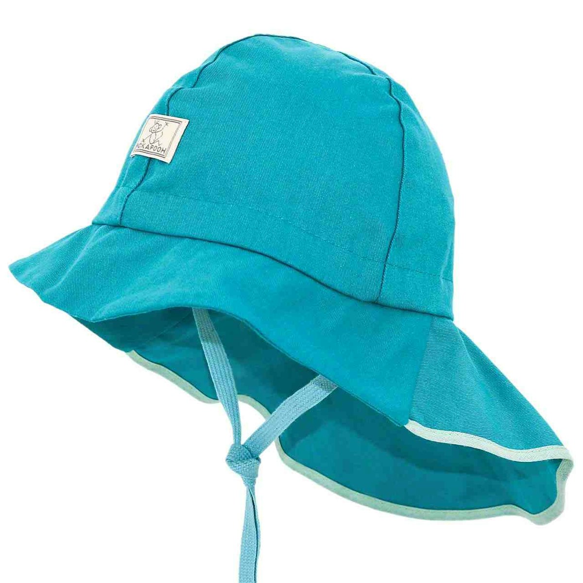Feuerwehr Sonnenhut verstellbar mit Band UV-80 petrol 48