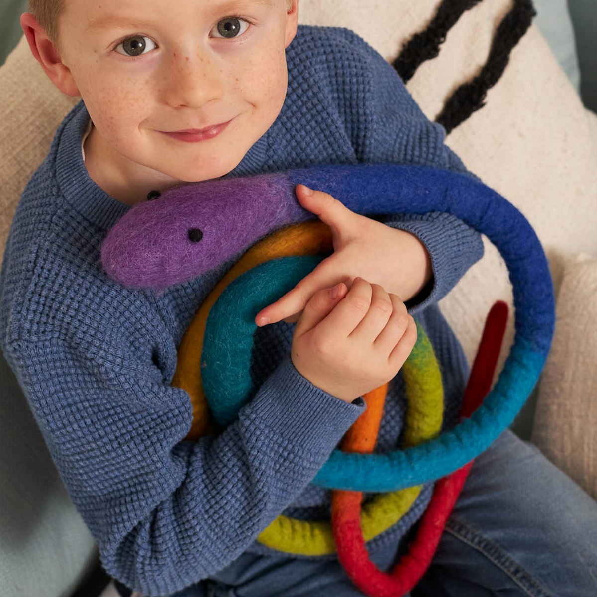 Filzschlange Boa 2 m