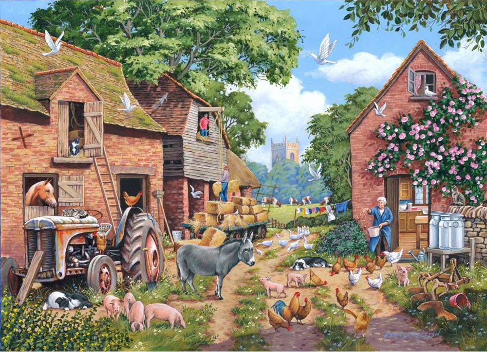 Finde die Unterschiede: Auf dem Bauernhof