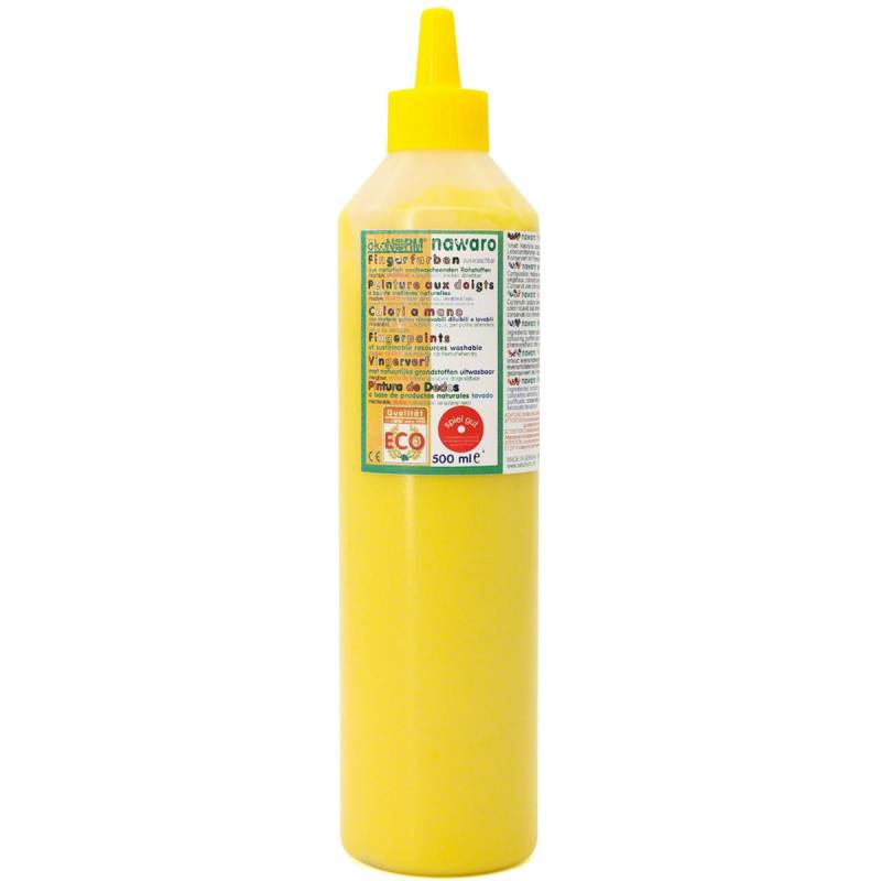 Fingerfarben 500 ml Schul- und Theaterfarbe gelb