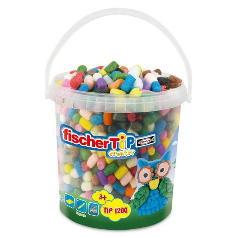 Fischer Tip Set 1200 Teile im Eimer mit Zubehör