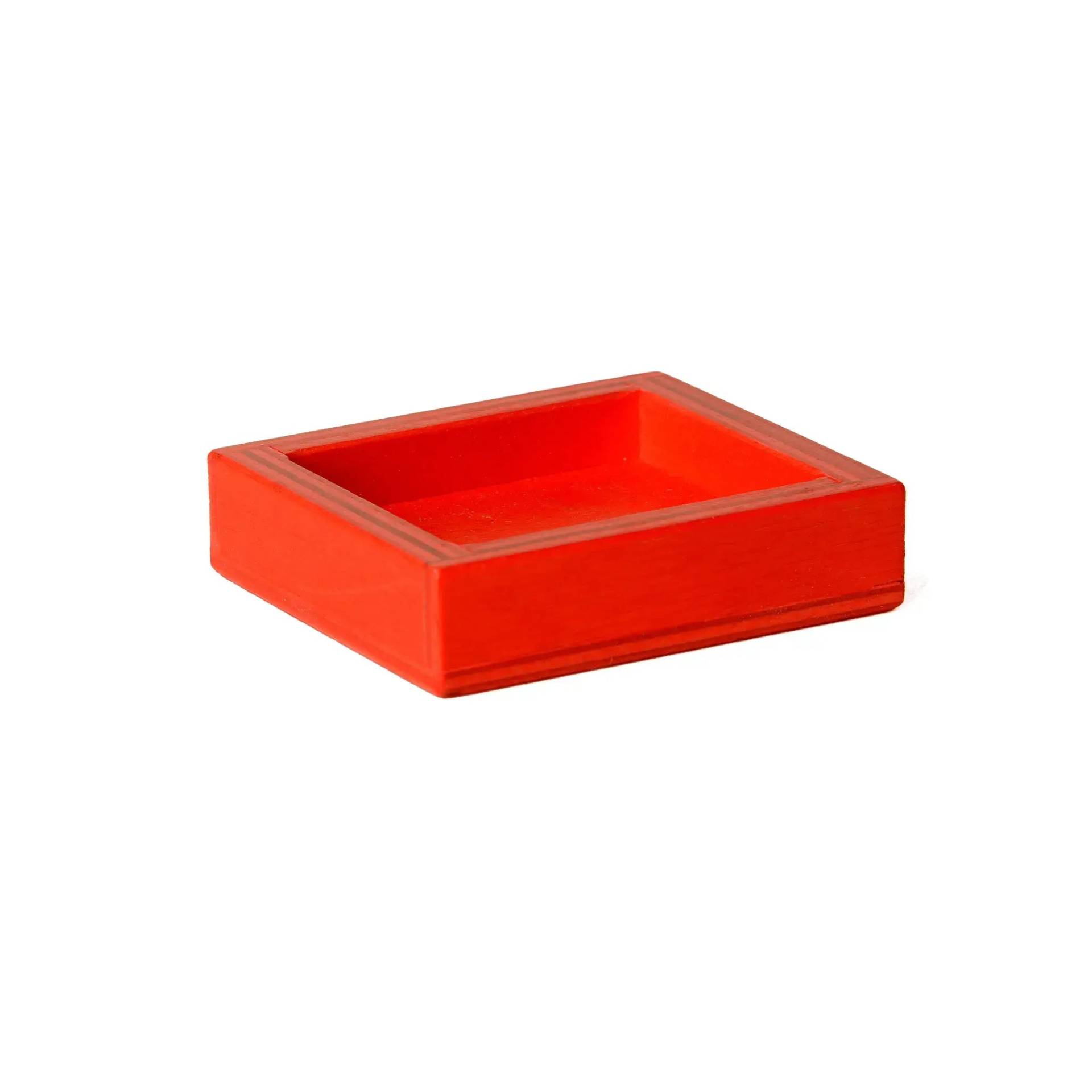 Flache Transportbox Lastenrad | Farbe: Rot