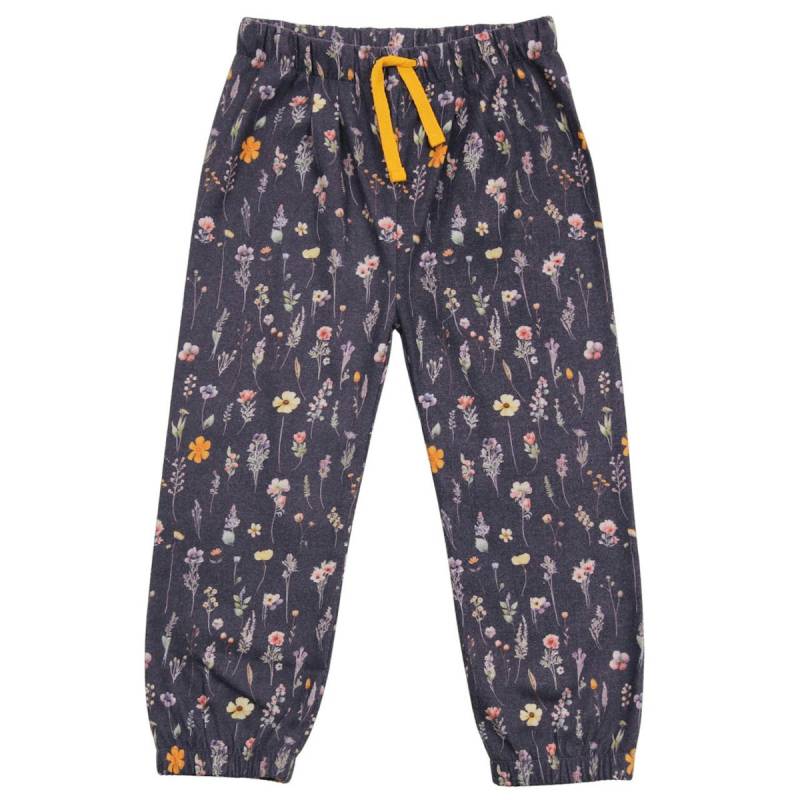 Flanellhose gefüttert Wildblumen lila 134