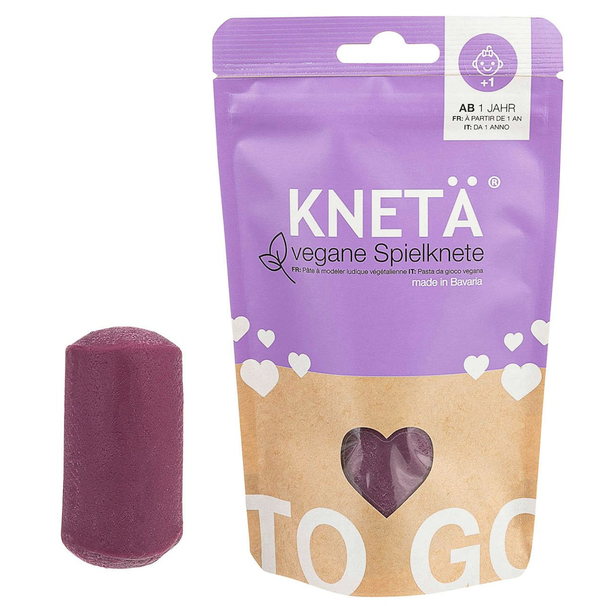 Flieder Knete ab 1 Jahr, 100g Beutel