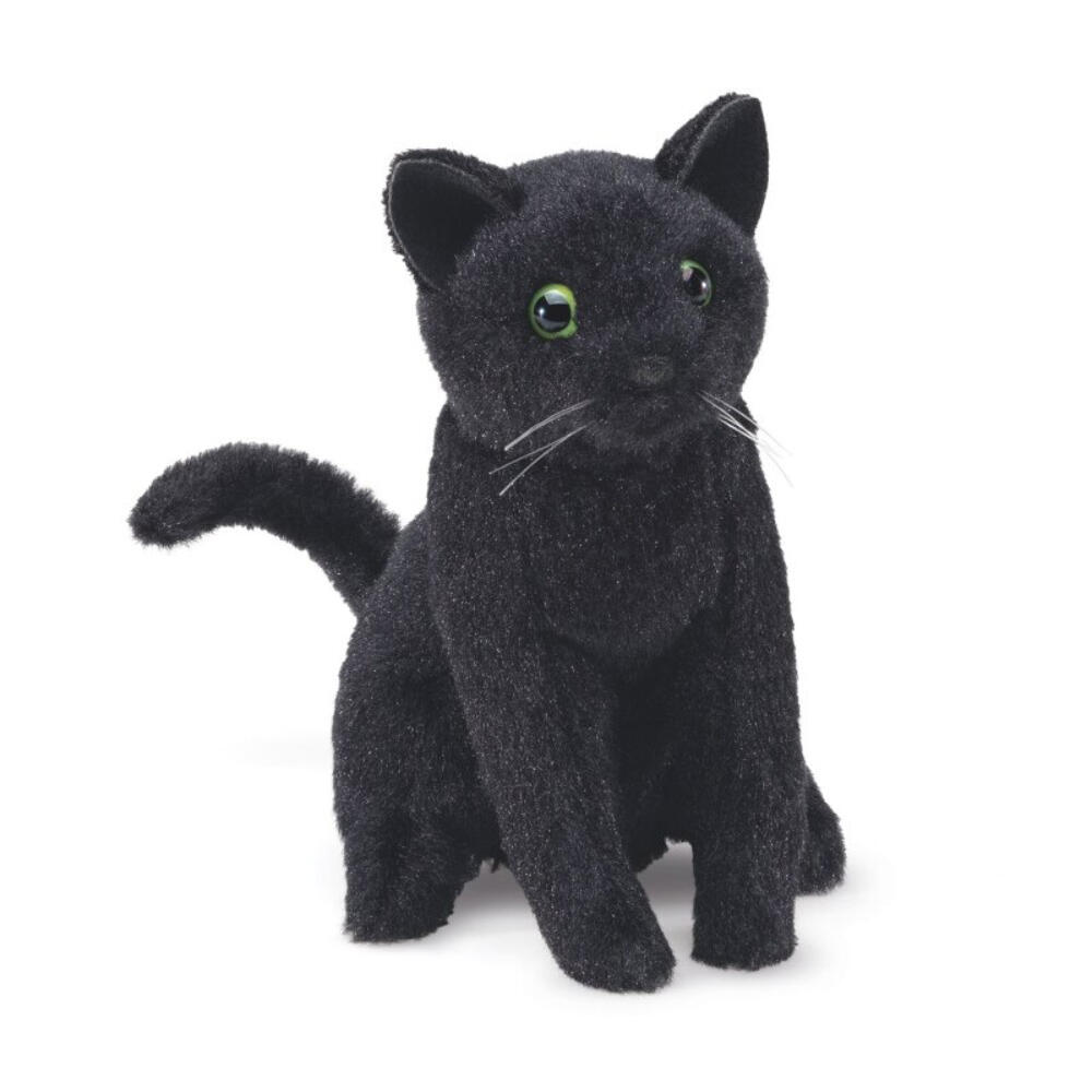 Folkmanis - Folkmanis Fingerpuppe schwarze Katze