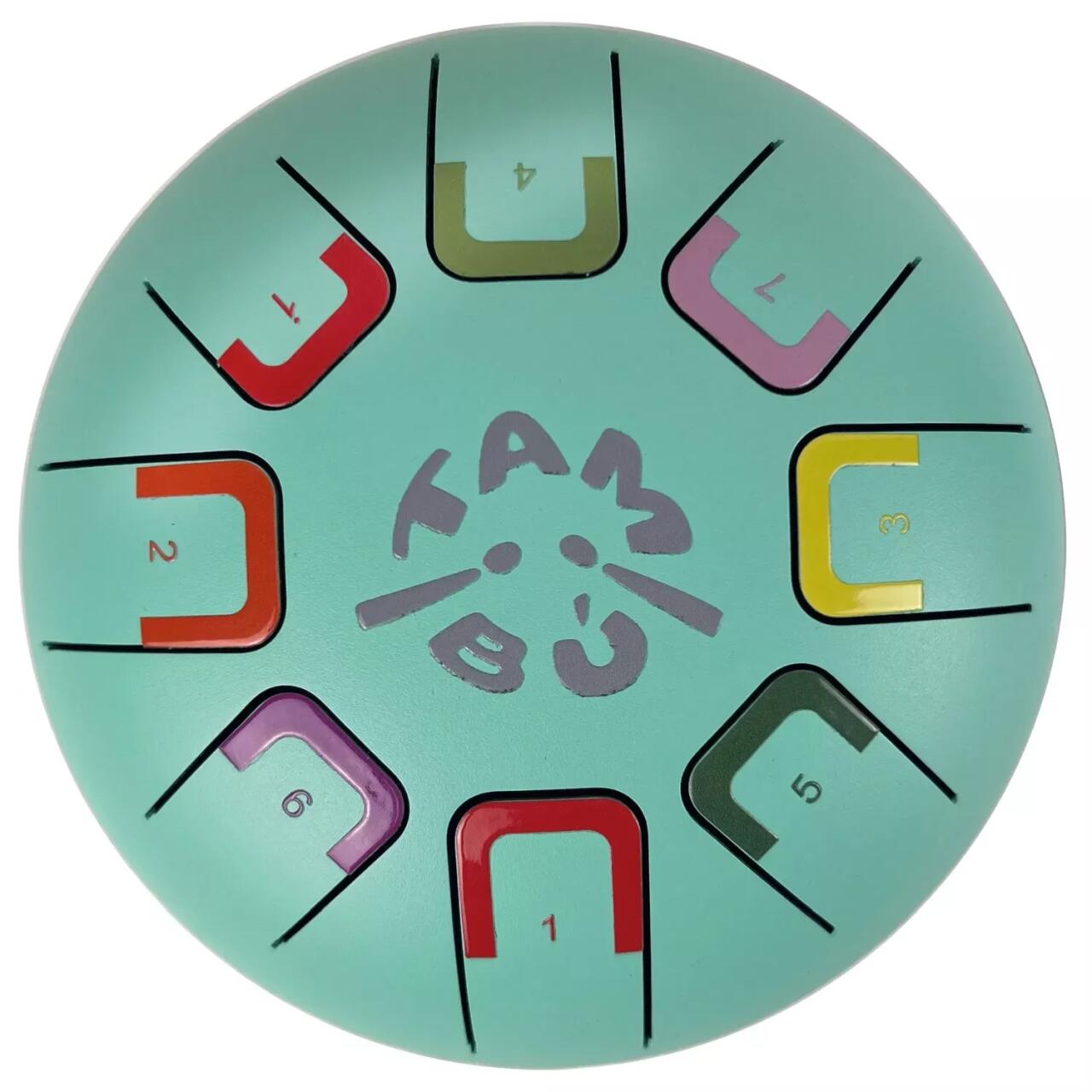 Folkmanis - Trommel 15cm türkis