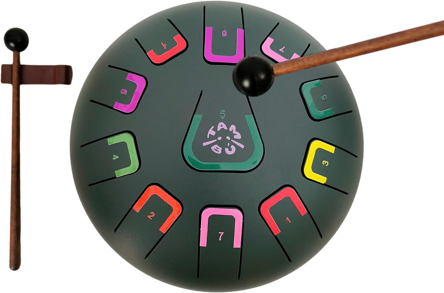 Folkmanis - Trommel 20cm matt grün Folkmanis - Trommel 20cm matt grün