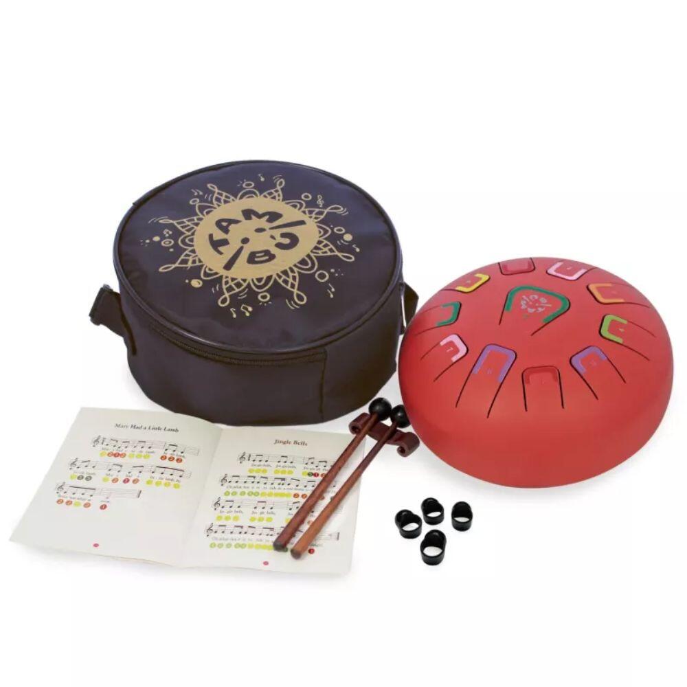 Folkmanis - Trommel 20cm matt rot