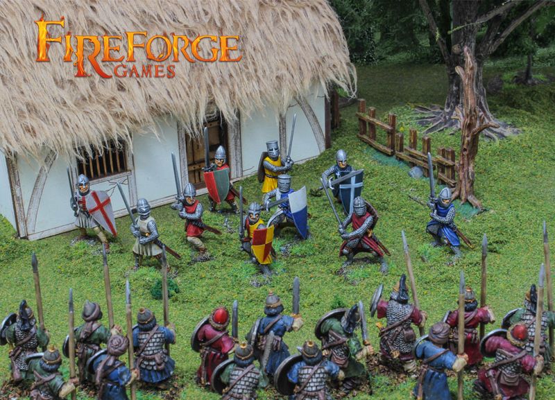Foot Knights XI-XIIIc. Fireforge Games Deus Vult Mittelalter Middle Ages Knights