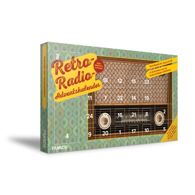 Franzis - Adventskalender Retro-Radio, UKW-Radio zum Selberbauen, Elektronik-Experimente Franzis - Adventskalender Retro-Radio, UKW-Radio zum Selberbauen, Elektronik-Experimente