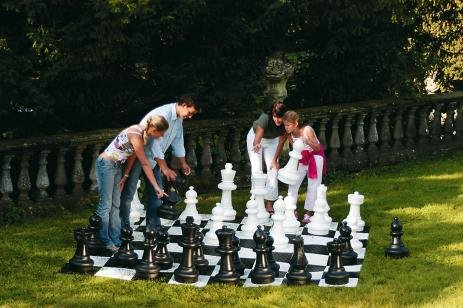 Freiland-Schach-Spielfeld, groß