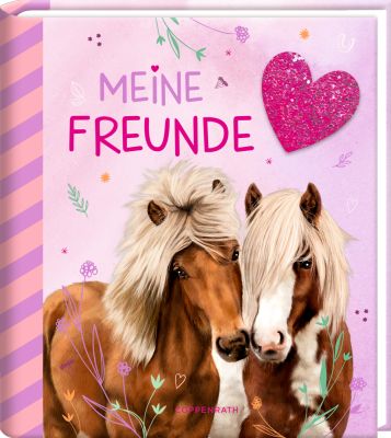 Freundebuch: Pferdefreunde mit Glitzerpatch - Meine Freunde Freundebuch: Pferdefreunde mit Glitzerpatch - Meine Freunde