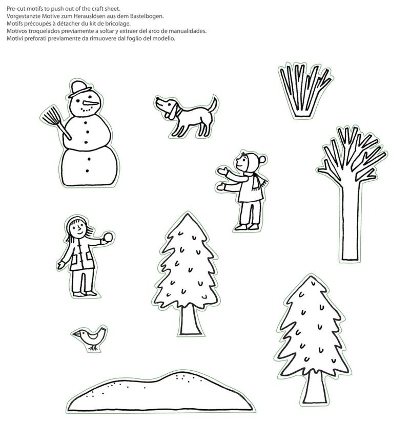 Fridolin - Bastelset Schneemann Fridolin - Bastelset Schneemann