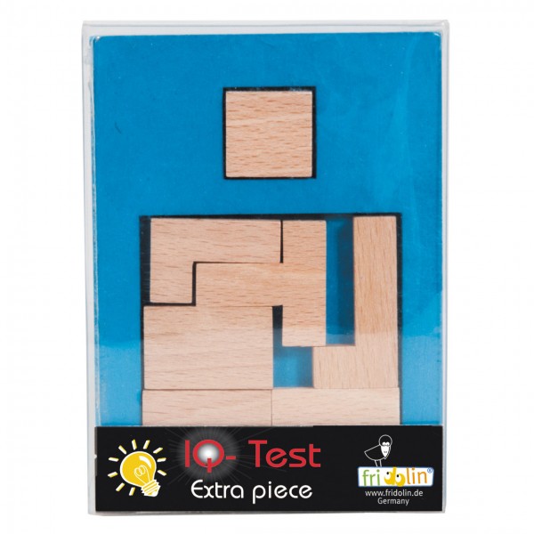 Fridolin IQ Test Extra Piece "Blau" - Quadrat klein 3 Fridolin IQ Test Extra Piece "Blau" - Quadrat klein 3