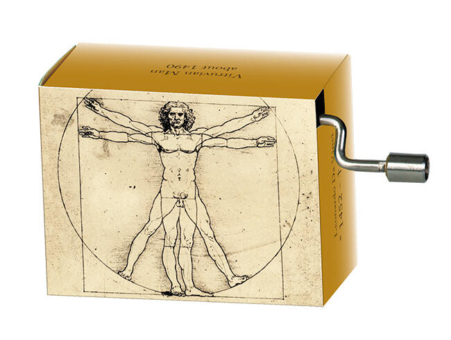 Fridolin - Spieluhr, Kleine Nachtmusik, Mozart, da Vinci, Vit Fridolin - Spieluhr, Kleine Nachtmusik, Mozart, da Vinci, Vit