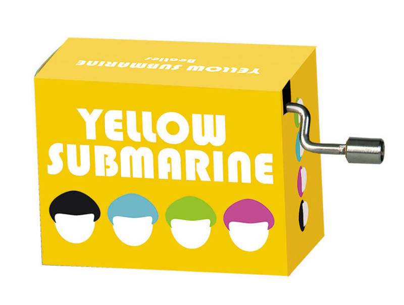 Fridolin - Spieluhr, Yellow submarine, Beatles, gelb Fridolin - Spieluhr, Yellow submarine, Beatles, gelb