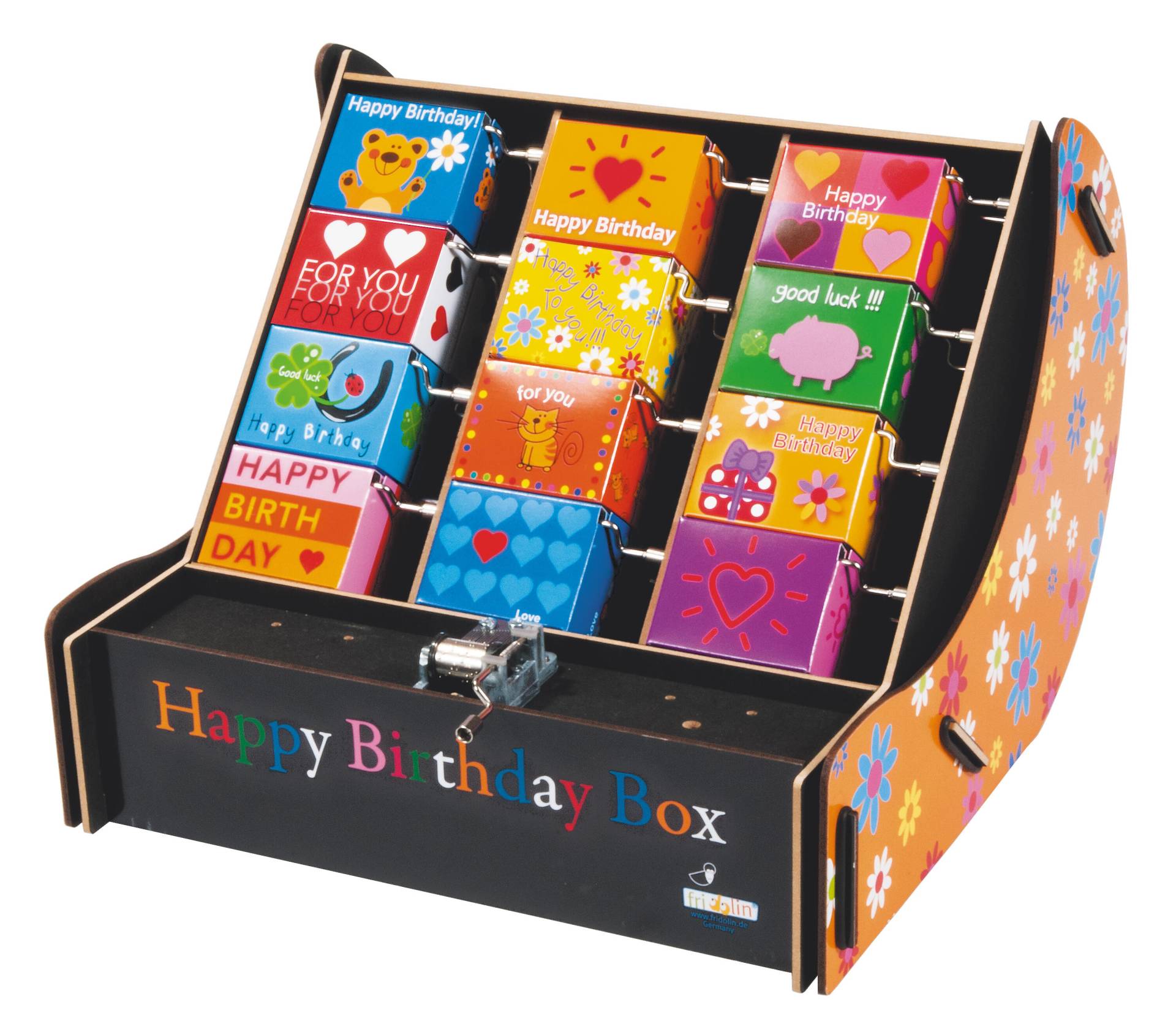 Fridolin - Spieluhr Happy Birthday - 1 Stück