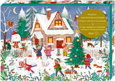 Fröhliche Winterzeit, Puzzle-Adventskalender Fröhliche Winterzeit, Puzzle-Adventskalender