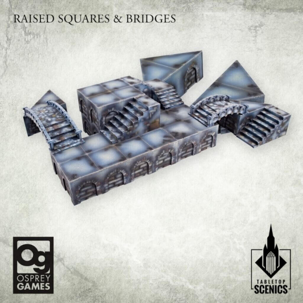 Frostgrave Terrain - Raised Squares & Bridges