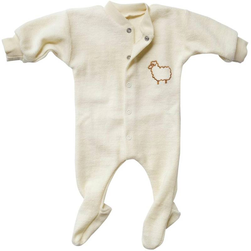Frühchen Schlafanzug Frottee Strampler natur 56 Frühchen Schlafanzug Frottee Strampler natur 56