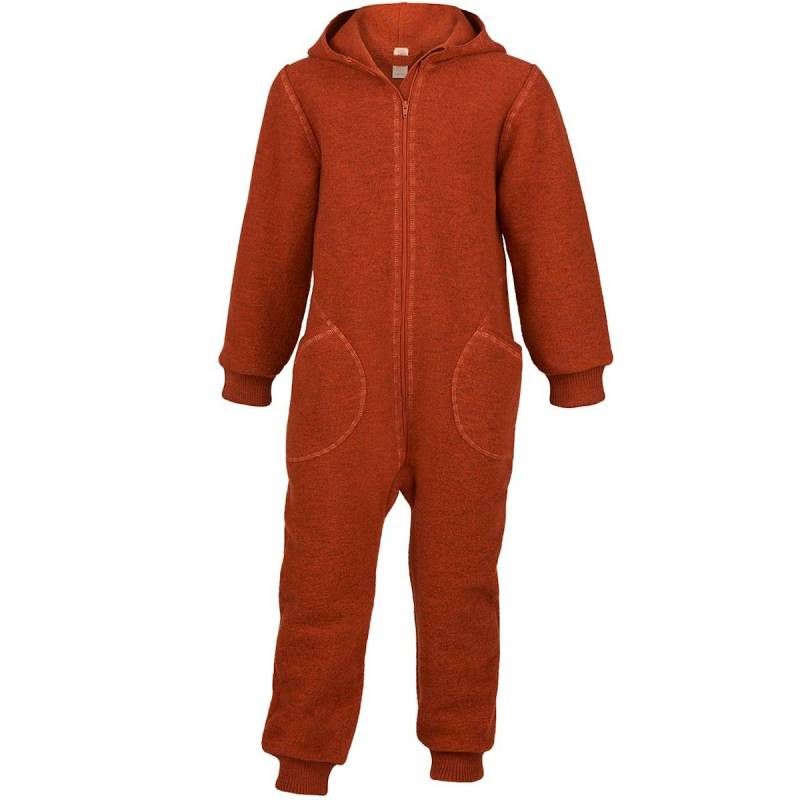 Frühjahr-Sommer Overall aus Wollwalk in magma 92