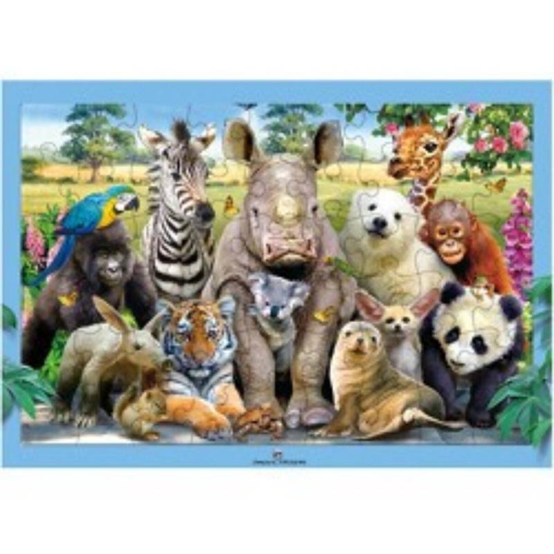 Fun Trading - 3D-Livelife Puzzle Tieriesches Klassenfoto