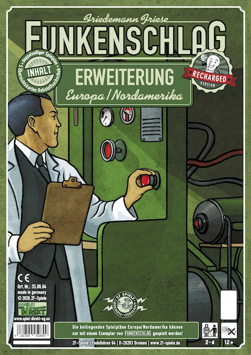 Funkenschlag | Europa/Nordamerika - Erweiterung (Nr.13) (Recharged Version)