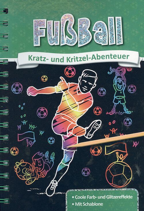 Fußball - Kratz- und Kritzel-Abenteuer
