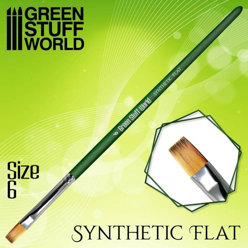 GREEN SERIES Flachpinsel Synthetik Größe 6 GREEN SERIES Flachpinsel Synthetik Größe 6