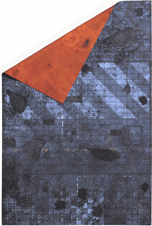 Gamemat Double Sided Cyberpunk and Mars 6x4 Doppelseitige Spielmatte Gamemat Double Sided Cyberpunk and Mars 6x4 Doppelseitige Spielmatte