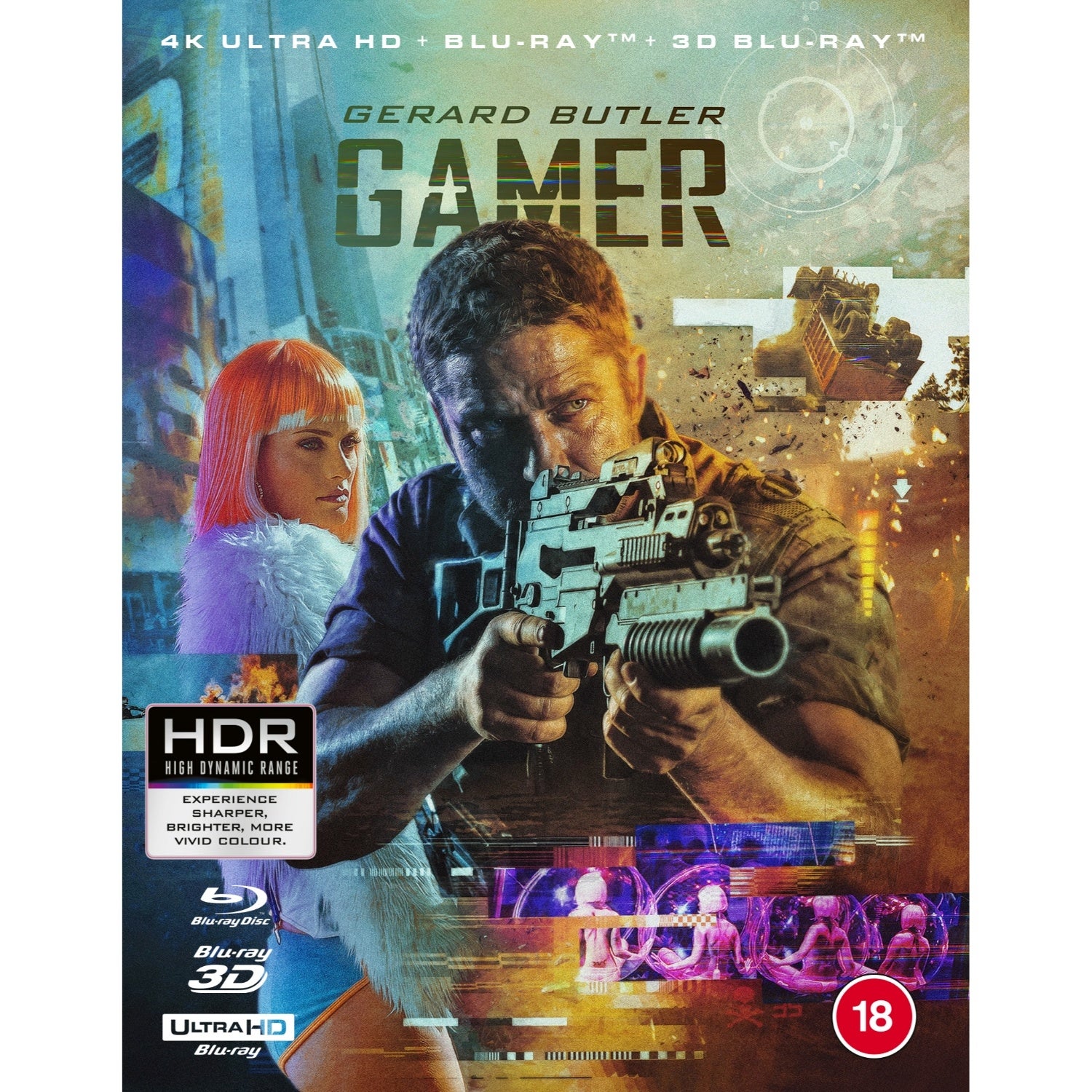 Gamer 4K UHD + 3D Blu-ray + Blu-ray Gamer 4K UHD + 3D Blu-ray + Blu-ray