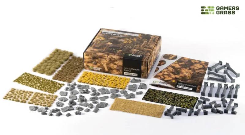 GamersGrass Mediterranean Temple Basing Box Büsche Terrain Basing Material GamersGrass Mediterranean Temple Basing Box Büsche Terrain Basing Material