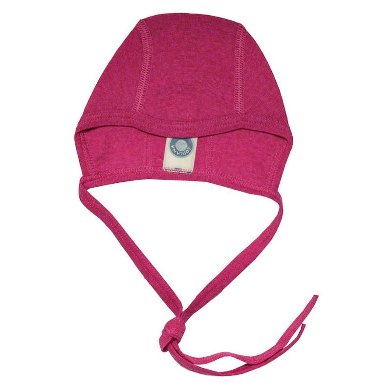 Ganzjahres Babymütze für Neugeborene pink 50/56