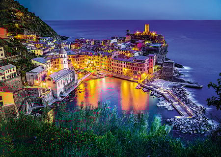 Gemeinde Vernazza in der D�mmerung