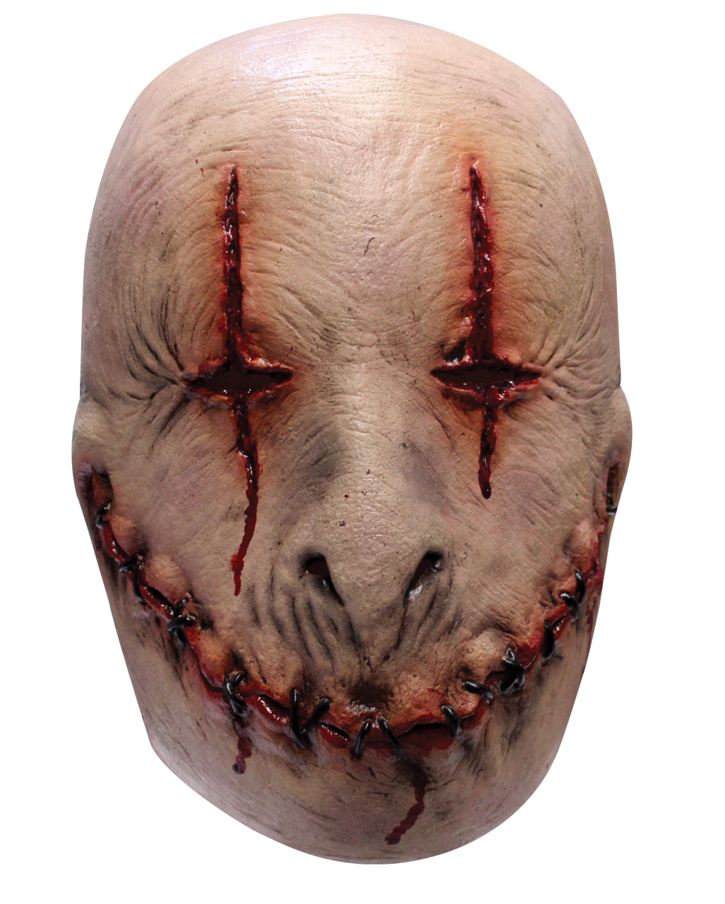Genähte Smiley Maske