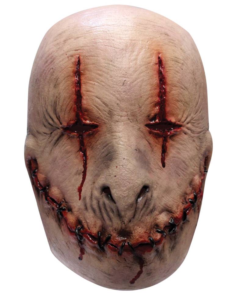 Genähte Smiley Maske Genähte Smiley Maske