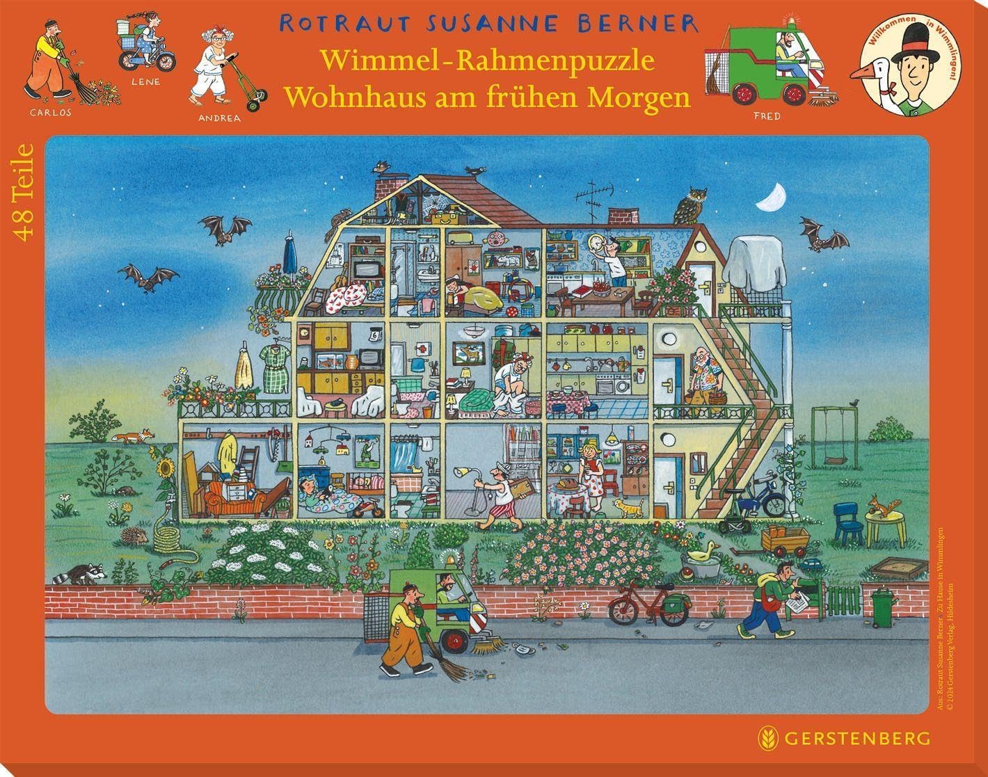 Gerstenberg Verlag - Wimmel-Rahmenpuzzle Morgendämmerung