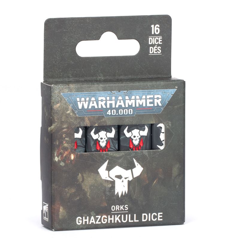Ghazghkull Thraka Dice Set 16 Würfel Games Workshop Warhammer40k Orks Ocs