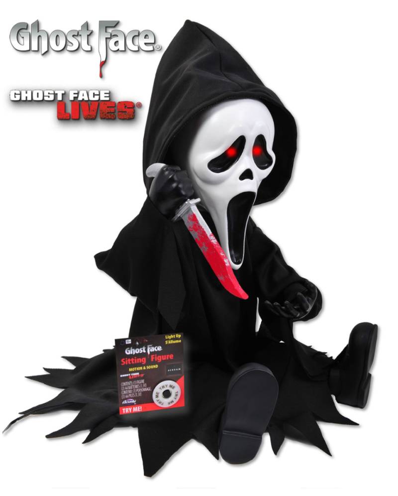 Ghostface Animatronic mit Licht, Sound & Bewegung 28cm Ghostface Animatronic mit Licht, Sound & Bewegung 28cm