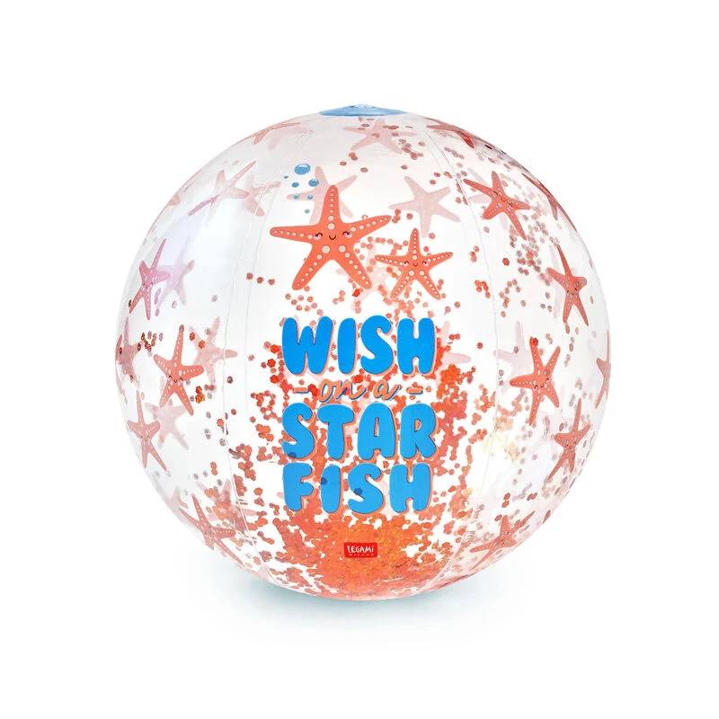 Glitter Beach Ball Starfish Outdoor Spielspaß