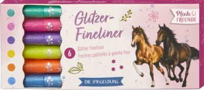 Glitzer-Fineliner - Pferdefreunde Glitzer-Fineliner - Pferdefreunde
