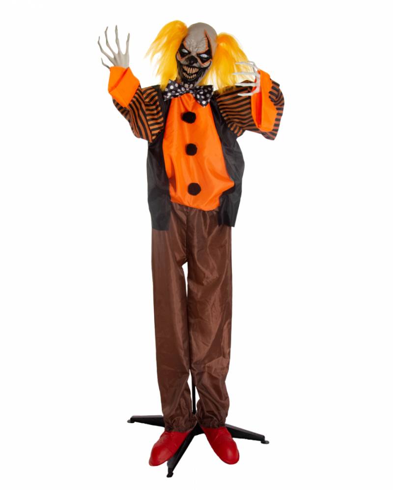 Gnarly Doodle Killer Clown mit Bewegung, Licht & Sound 163cm